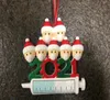 Christmas Masks resin Decoration Quarantine Ornaments Gift Family Tree Mask Syringe Cartoon Pendant Accessories Crafts With Rope good