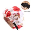 Moda Kobiety Satin Night Sleep Cap Cap Caps Pielęgnacja Pielęgnacji Włosów Czapka Śpiąca Kapelusz Głowy Pokrywa Elastyczna Chemo Cap Drukowane Turban