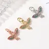 Fits Pandora Bracelets 20pcs Cartoon Wing key Dangle Pendant Charms Beads Silver Charms Bead For Women Diy European Necklace Jewelry