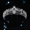 Pinces à cheveux Barrettes De Luxe Strass De Mariée De Mariage Couronne Couches Mariée Diadèmes Baroque Coiffe Bijoux Accessoires HQ0808-1