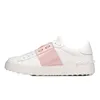 Hommes Femmes Mode Spikes Chaussures Habillées Luxurys Designers Nouvelle Arrivée 2021 Baskets Tout Noir Blanc Rose Vert Rouge Top Qualité En Cuir Daim Baskets Taille 35-46