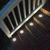 Solar Ground Lights 8 LED Solars Garden Light gazon lamp Waterdichte Outdoor Solar-Disk Verlichting voor Pathway Yard Walkway Patio Gazons Path D3.5