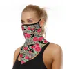 Utomhus tryck Seamless Magic Scarf Sports Neck Tube Face Damm Ridning Bandana UV Protection Neck Gaiter Scarf med öronkrok Y1020