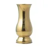 Tabletop estilo chinês vasas moderno minimalista moda ornamentos artesanato decorativo vasos de flor de metal vasos de metal 210310