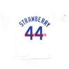 Custom sewing Darryl Strawberry 1991 Home White Jersey Men Women Youth Kids Baseball Jersey XS-6XL