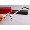 Top-Luxus-Designer-Sonnenbrillen 20 % Rabatt Version 23K reines Titan Business ultraleichter Augenrahmen großes Gesicht voller Myopie