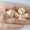 gold maple leaf charms
