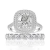 HBP shi pei jóias moda grupo luxo conjunto de pedra principal 8 * 9mm alto dedo de diamante de alto carbono riacho criativo