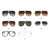 Oversize Mens Fashion Sunglasses Vintage Designer Brand Men Sun Glasses Square Frame Gradient UV400 Shades7680327