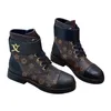 Franska VVL Classic Martin Boots, Soft Patent Läder Kvinnors Kort Stövlar, Fårskinn, Med Box Dammväska, Toppkvalitet