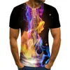 Erkek T-Shirt 2022 Müzik Sembol Grafik 3D Baskılı T-shirt Gitar Gotik O'Neck Nefes Kısa Kollu Boy Tops Tees 6XL