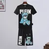 Plein Philipps PP Tracksuit Set Casual Tops Skull Bear Men T-shirts Mens Tracksuits Joer 147263 T Shorts Shirts Sporting Suit Crystal Urww