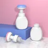 Vloeibare zeep dispenser bloemstempel schuimpomp Pers lege fles voor gezichtsreiniger handsoep badkamer en keukenaccessoires