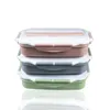 ONEUP Vano portatile Isolante Lunch Box Acciaio inossidabile 304 Personale d'ufficio giapponese Riscaldamento a microonde separato Bento box 210818