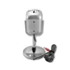 K19 Streaming Podcast PC Microphones Microphone à condensateur rétro Professionnel Studio Microphone de conférence avec câble audio 3,5 mm