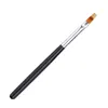 Tırnak Fırçaları Ombre Fırça Sanat Boyama Kalemi Siyah UV Jel Lehçe Gradyan Renk Derleme Pinceau9475132