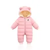 LZH enfants hiver salopette Snowsuit infantile garçons filles barboteuse pour bébé chaud combinaison nouveau-né vêtements Costume de noël 210309