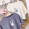 Autunno Ragazzi Ragazze Cartoon T-shirt stile coreano Neonati maschi T-shirt a maniche lunghe in cotone Toddler Kids Cute Tops 210615