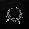 Link Chain Hip-hop Tree Of Life Jesus Love Bangles Punk Bracelet Unisex Cross Bracelets Geometric Pendant Party Fawn22