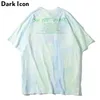 Tie Dye Printed Street Tshirt Uomo Donna Estate Girocollo T-shirt Hip Hop T-shirt in cotone Abbigliamento streetwear 210603