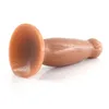 NXY DildoS Dubbellaags Siliconen Anale Plug met Zuignap Mushroon Design Zachte Skin Touch Seksspeeltjes voor Dames Heren Dildo 1204