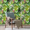 LUKCYYJ Peel and Stick Wallpaper Tropical Jungle Self-adhesive Wall Sticker living Room Bedroom Waterproof Removable Wallpaper246W