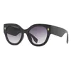 Occhiali da sole Cat Eye Women Trendy Large Oversize Vintage Style Gradient Female Sun Glasses Fashion UV400