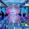 10m Per lot 1m Wide Shine Silver Mirror Carpet Aisle Runner For Romantic Wedding Favors Party Decoration DHL Free Shipping