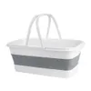 New Portable Foldable Basin Camping Car Wash Bucket Wash Basin Mop Bucket Home Outdoor Tools Folding thickened folding bucket