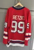 24S Rare tage Starter #99 Wayne Gretzky Hall of Fame Hockey Jersey Borduursel Gestikt Pas elk nummer en naam Jerseys aan