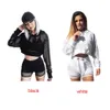 Summer Women Mesh Hooded Tops Long Sleeve Fish Net Fabala T-shirt Pullover See-through Hollow Out black White Fishnet Casual Y0629