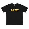New fitness Soldiers training sports T-shirt pure cotton men's loose Size Youth Sports USA Army Fashion homemade T Shirt