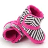 Первые ходунки зимняя детская обувь 0-1 лет теплые хлопчатобумажные девушки мягкие нижние нескользящие малыши снежные ботинки