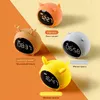 Kids alarm clock for Bedroom LED Digital Alarm Clocks with USB Cable Rechargeable Night light Cute for Children Smart Desk Clock 211112