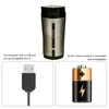 Water Bottles Portable Automatic Coffee Stirring Cup Rechargeable Insulation USB Heating