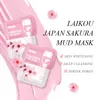 LAIKOU Sakura Fango Maschera per il viso Pulizia profonda Ridurre i pori Idratante Rimozione di comedone Crema per il viso Cura della pelle