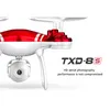 Fabrik ny RC Drone-flygplan TXD-8S Flying Toy Quadcopters FPV WiFi Wide Vinkelkamera 4K 3D FLIPS Lång kontroll avstånd Premiumkvalitet lång tid flygning