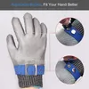 Cut Resistant Glove Level 9 Stainless Steel Wire Metal Mesh Butcher Safety Work for Meat Cutting Fishing Latest Material Large5989502