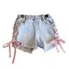 Shorts d'été pour filles Denim Vêtements pour enfants Jeans Girl 210528