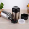 Custom name 304 stainless steel thermos lunch box for food with containers Vacuum Flasks Thermoses thermo mug thermocup 210907