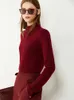 Minimalisme herfst winter truien voor vrouwen fasion 100% kasjmier solide coltrui trui dames trui 12040857 210527