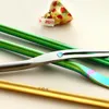 Stainless Steel Fruit Fork Long Handle Fruit Fork for Hotel Cafe Home Summer Party Beefsteak Forks Supplies