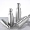 휴대용 물병 스테인레스 스틸 BPA 무료 물 마시는 병 체육관 스포츠 사이클링 음료 어린이 학교 음료 병 1L Y1223