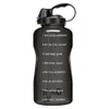 BuildLife Tritan Gallon Water Bottle With Unique Timeline Measurements Goal BPA Free Sports Portable Gym Jug