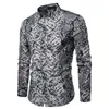 Sexy Snake Pattern Print Shirt Men Brand Long Sleeve Mens Dress s Hip Hop Streetwear Casual Camisa Hombre 210809