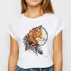 T-shirt stile Harajuku T-shirt con stampa animale divertente T-shirt donna anni '90 Abbigliamento donna T-shirt grafica T-shirt stile femminile X0527