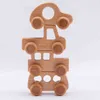 1 pièces bébé jouets hêtre blocs en bois en bois voiture dessin animé éducatif Montessori jouets pour enfants dentition cadeau d'anniversaire personnalisé nam Y1130