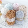 1 pc 50grams / bola lisa fio de algodão crochet colorido coral lã lã fio fio para mão de tricô bebê camisola chapéu lenço suprimentos y211129