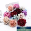 50/100 Pieces artificial flowers wholesale High quality flannel rose wedding flower wall background home decoration accessories1 Factory price expert design