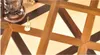 ビルマチークイエローウッドフローリングローズウッドデザインされた寄木細工タイルメダリオン壁紙ウォールクラッディング背景パネルカーペットホーム